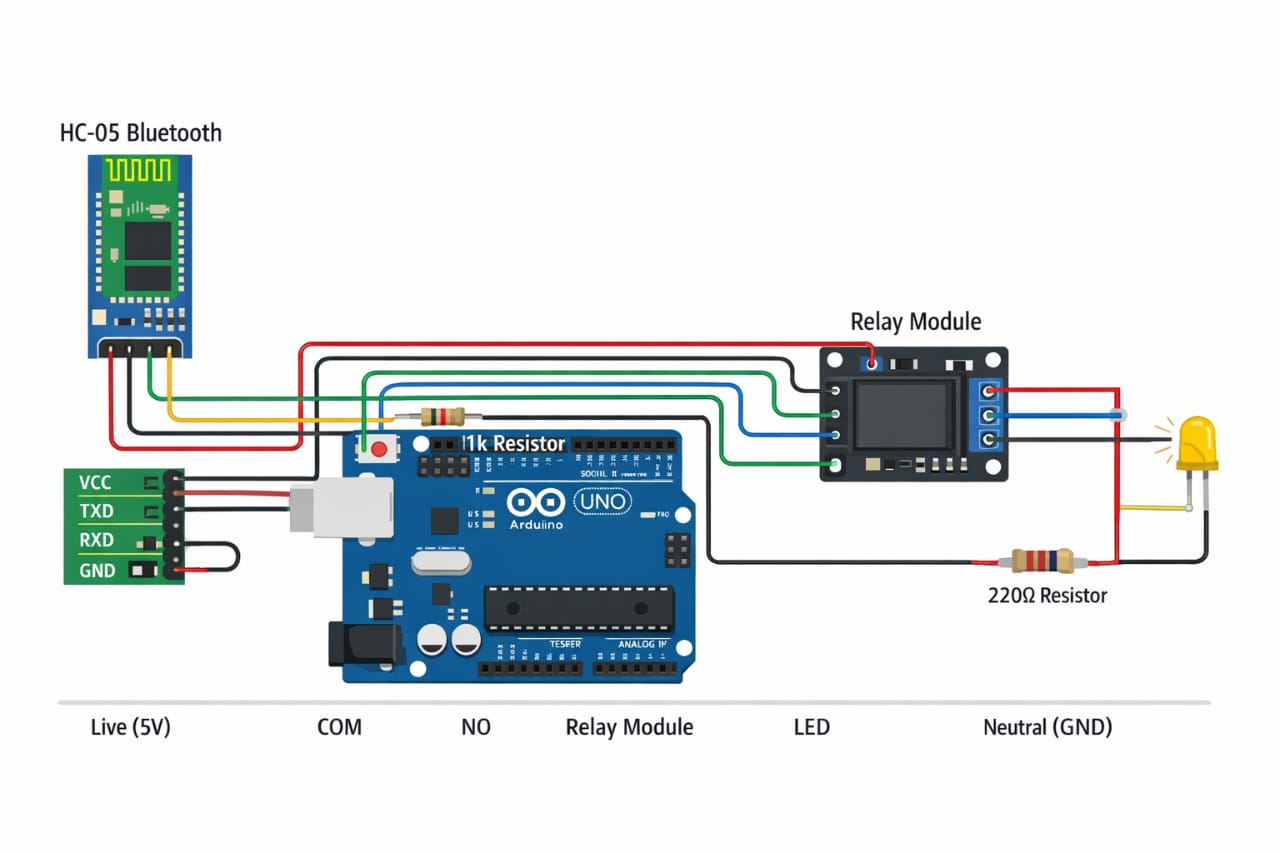 Home Automation Using Bluetooth